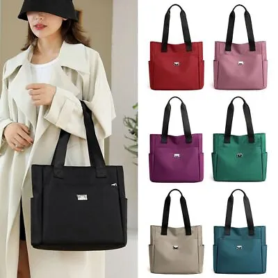 For Work Tote Bags Lightweight Waterproof Shoulder Bag Large Capacity Handbag • £9.56