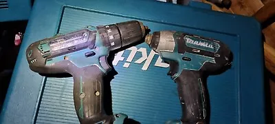 Makita HP331D Drill + Impact Driver TD110D 10.8V Body Only Drill And Impact Only • £65