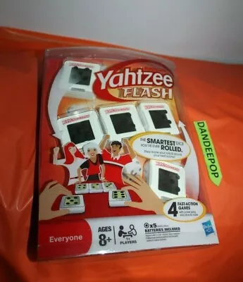 Electronic Yahtzee Flash Hasbro Game Toy Sealed • $25.68