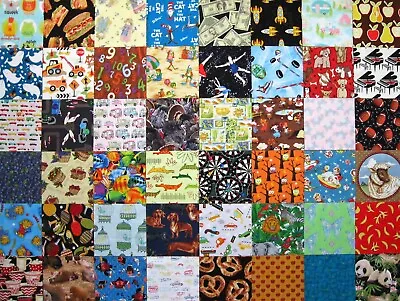 48 Kids I Spy  6.5  Quilt Fabric Squares Novelty Quality Cotton Charms Blocks • $33.99