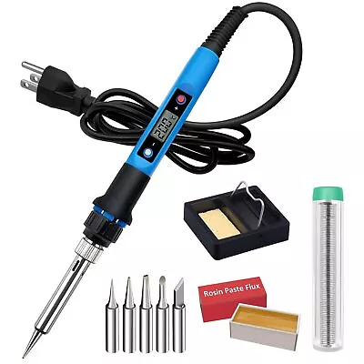 Soldering Iron Kit 80W 110V Fast Heat Up In 10s LCD Digital Adjustable Tempe... • $18.99