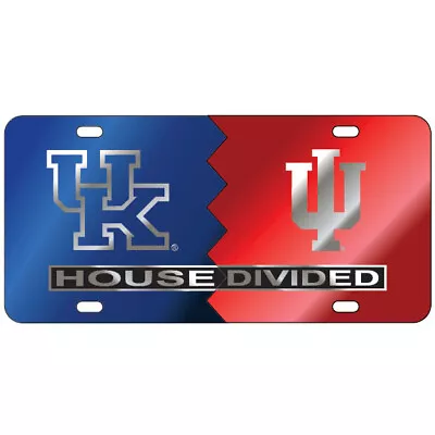 UK Kentucky / IU Indiana HOUSE DIVIDED License Plate / Car Tag • $29.95