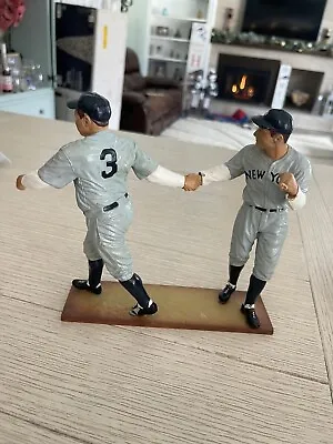Duel Babe Ruth And Lou Gehrig Salvino Prestige Series Figure COA #1400 - DAMAGED • $99.99