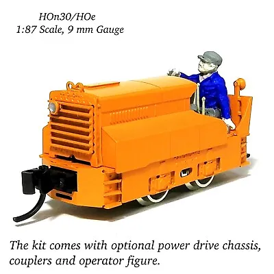 HOn30/HOe Aru-Model 4-Ton Diesel Locomotive Kit Coal Mining Narrow Gauge H0e 009 • $199.99