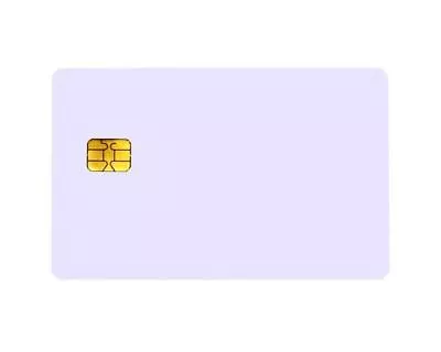 £3.49 • Buy SLE5542 / FM5542 CHIP Cards ISO White PVC CR80 Plastic For ID Card Printers