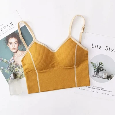 Strapless Tube Tops High Elastic Color Matching Bra  Women Girls • £5.30