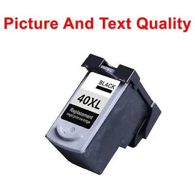 1 BK Ink For Canon PG40 Pixma IP1200 IP1800 MP140 MP150 MP160 • £15.99