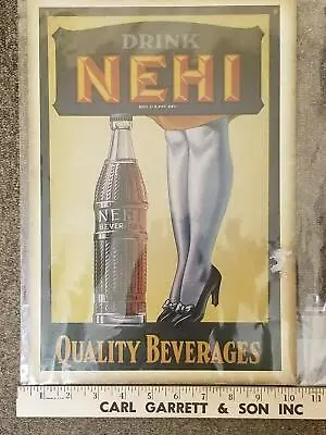 Antique Nehi Soda Pop Sign Advertising RARE Graphics Vintage Original 1920's? • $39.99