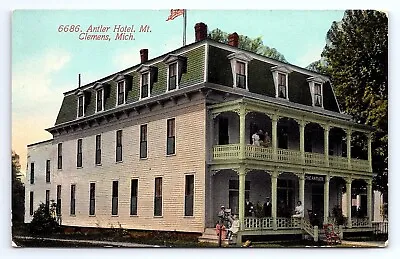 Postcard The Antler Hotel Mt. Clemens Michigan MI Mount Clemens • $15.75