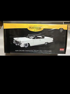 1958 Lincoln Continental WHITE 1:18 SunStar 4709 • $199.95