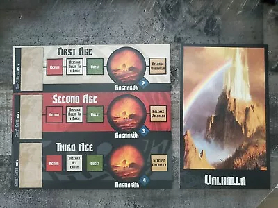 $14 • Buy Blood Rage Premium Cardboard Age Track & Valhalla NEW In Hand