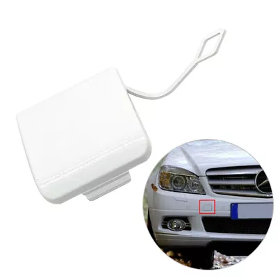1x Front Bumper White Tow Hook Cover Cap Fit For Mercedes-Benz C Class W203 C350 • $15.11