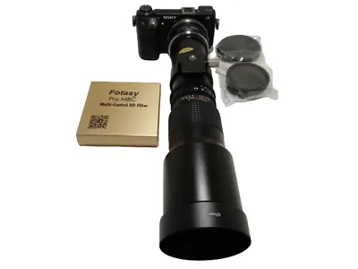 Sony E-mount Adapted QUANTARAY 400mm F/6.3 Long Telephoto PRIME Preset Lens • $119