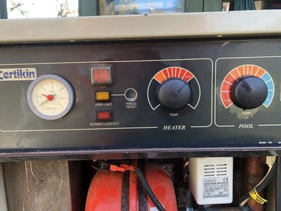 £179 • Buy Oil Fired Certikin Pool Heater , Tank, Pump & Filter