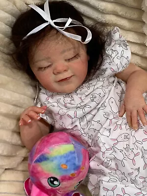 Reborn Baby GIRL Doll SOFIA Was Twyla By Laura Lee Eagles COMPLETE COA 586/1400 • $499.99