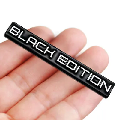 3D Black Edition Logo Emblem Badge Decal Car Parts Trim Sticker Auto Accessories • $6.59