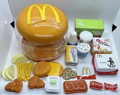 Vintage 2003 McDonald's Hamburger Food Play Set Toy With 21 Of The 25 Pieces • $100