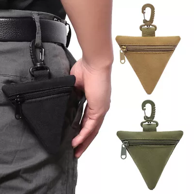 Mini Camping Tool Packing Wallet Coin Key Purse Molle Tactical EDC Pouch Key Bag • $7.99