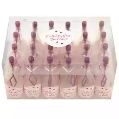 Champagne Bottle Bubbles Purple - Pack Of 24 • £8.49