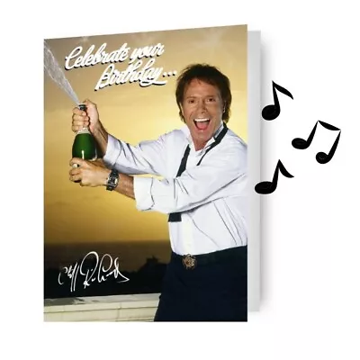 Birthday Card Cliff Richard Birthday Card Musical Sound Card Official Product • £4.50