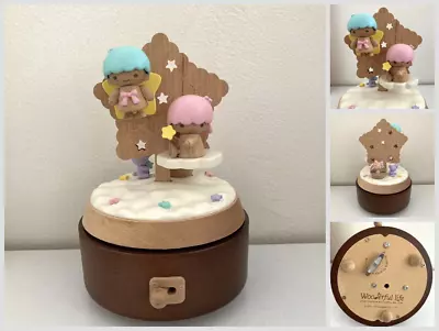 Little Twin Stars KIKIRARARA Music Box Retro Sanrio Vintage Used • $106.22