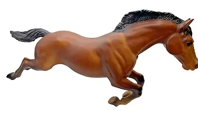 Vintage Breyer Horse 1965-1970's Jumping Bay Model #300 StoneWall USA • $16.99