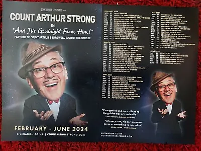 Count Arthur Strong - 2024 Comedy Tour FLYERS X 2  • £2.99