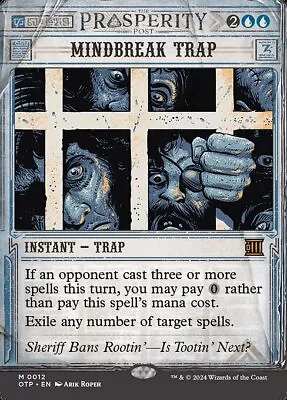 Mtg Mindbreak Trap 12 Exc - Puzzle Trap - Otp En - Magic • $21.20