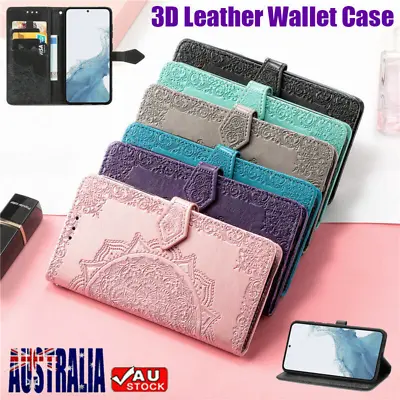 Leather Wallet Case Magnetic Cover For Samsung J3 J4 J5 J6 Plus A5 A6 A7 A8 2018 • $12.19