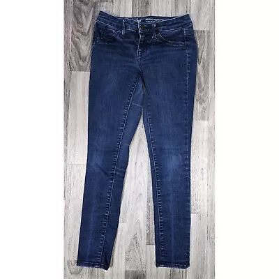 Mossimo Womens Size 00 / 24 Power Stretch Mid Rise Skinny Cropped Jeans Jeggings • $14.11