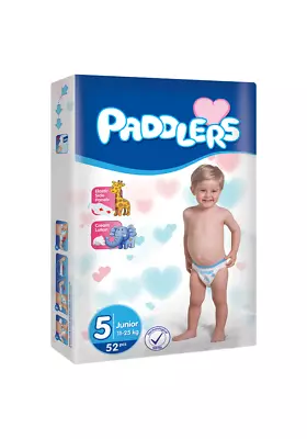 CLEARANCE Bulk Paddler Nappies 11-25kg Junior - Size 5 X 208 Nappies Bulk Buy • $31