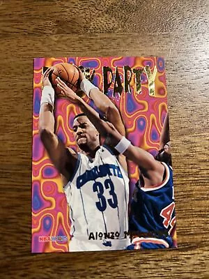 1995 Skybox Alonzo Mourning Block Party #7 Charlotte Hornets • $7