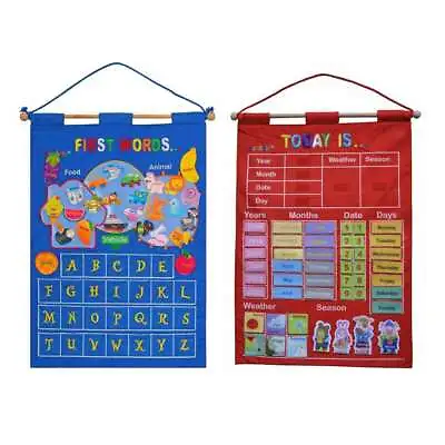 My Calendar Fabric Wall Hanging For Kids Bedroom Decor • £17.70