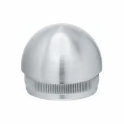 £10.20 • Buy Handrail System Domed End Caps (PAIR) For 42.4 CHS X2 THK Stainless Steel Tube