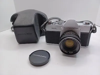 Vintage Mamiya/Sekor 500 DTL Film Camera With 50mm Lens & Case • $29.89
