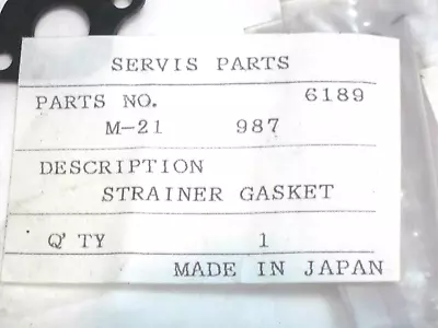 Monitor Heater # 6189 Strainer Gasket For CLV Strainer MPI 21  22  & Some 422's • $26.95