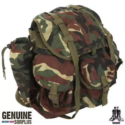 Medium ALICE Pack  W/ Shoulder Straps Woodland Camouflage Assault Pack USGI • $69.99