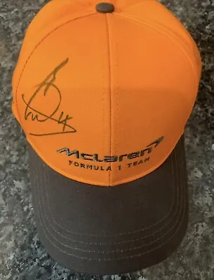 Lando Norris Hand Signed McLaren Cap New With Tags Complete With Online COA. • $404.09