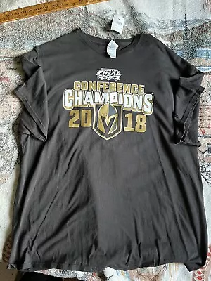 2018 Las Vegas Golden Knights Stanley Cup 2XL Shirt Inaugural Season XXL New Tag • $44.99