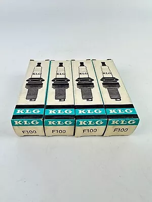 Vintage Nos Klg Motorcycle Spark Plugs Fe100 Fe 100*lot Of 4* • $33.95