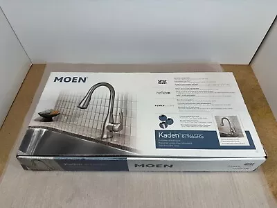 Moen 87966SRS Kaden Pull Down Kitchen Faucet Stainless Finish Power Clean *READ* • $90