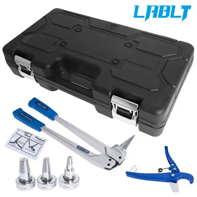 LABLT Expansion Heads Tube Cutting Plier PEX Expansion Tool Kit W/1/2  3/4  1  • $138.69