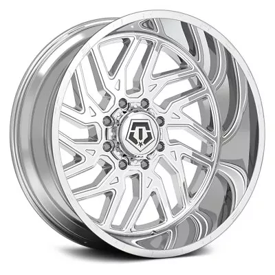 TIS 544C With EXPOSED LUGS Wheels 20x10 (-25 8x180 124.3) Chrome Rims Set Of 4 • $2006.40