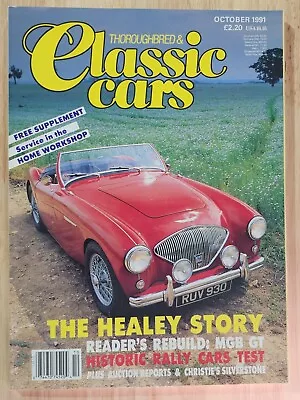 Thoroughbred & Classic Cars Magazine October 1991 The Austin-Healey Story MGB GT • $6