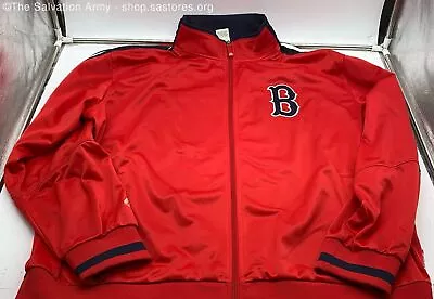 Majestic MLB Cooperstown Collection Men's Red 'Boston Red Sox' Jacket Size 3XL • $15.99