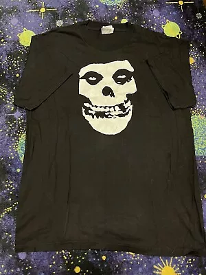 Vintage Misfits T Shirt Rock Band Tee Y2K 2002 Mens Large Black Read Description • $24