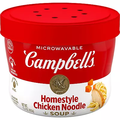 Homestyle Chicken Noodle Soup 15.4 Oz Microwavable Bowl • $8.60