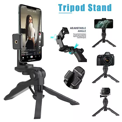 360° Adjustable Tripod Desktop Stand Desk Holder Stabilizer For Cell Phone • $9.98