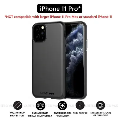 £9.99 • Buy Tech21 Studio Slim Gel Silicone Phone Case Back Cover For Apple IPhone 11 Pro