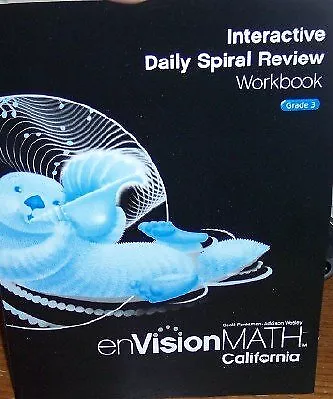 INTERACTIVE DAILY SPIRAL REVIEW WORKBOOK GRADE 3 By Scott Foresman **Excellent** • $139.49